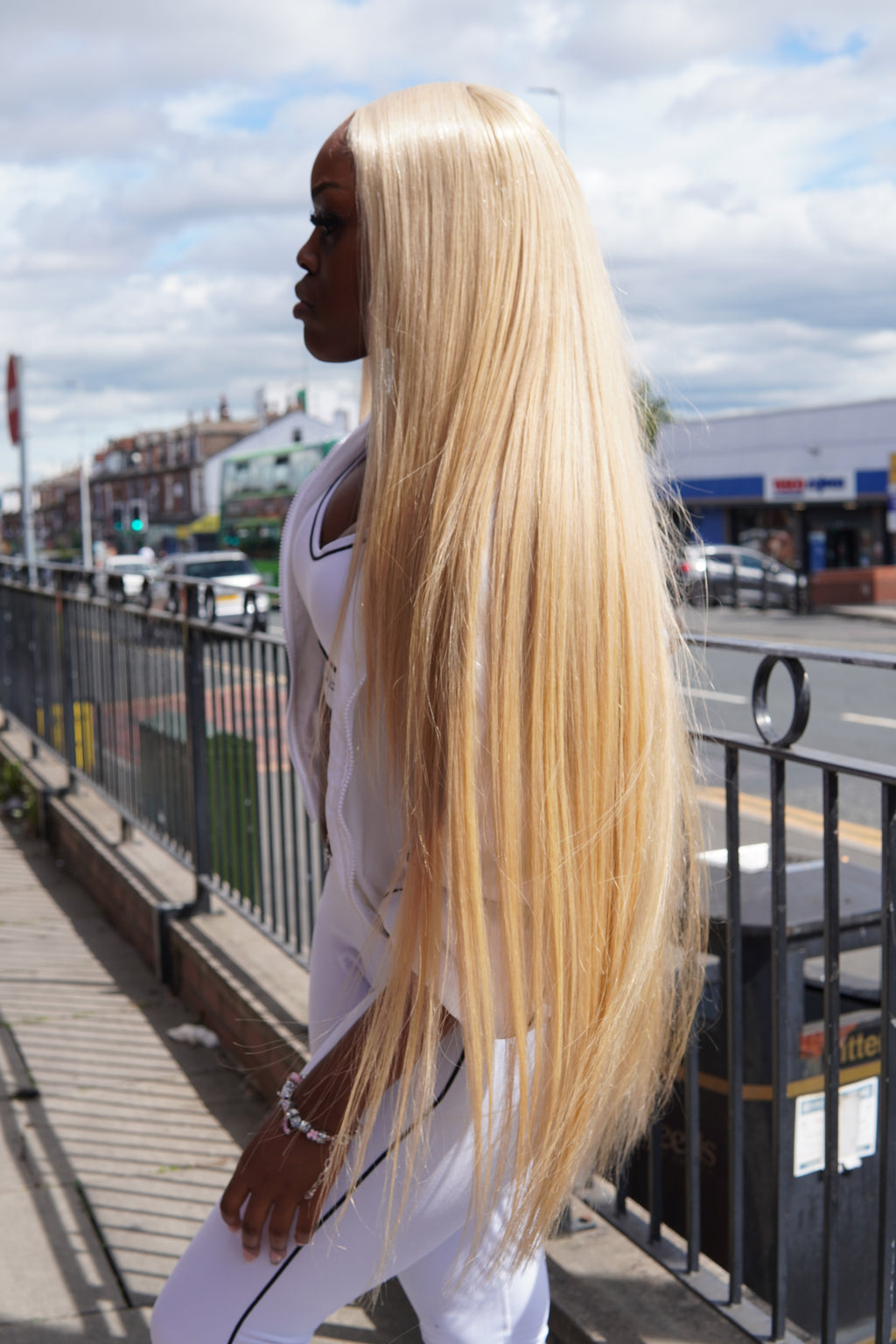 Janice- blonde pre-made wig